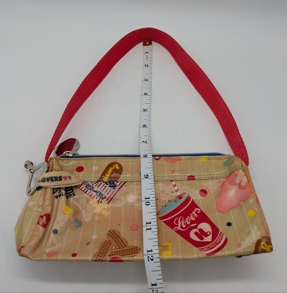 Harajuku Lovers Small Plastic Coated Canvas Mini Handbag - Picture 13 of 13